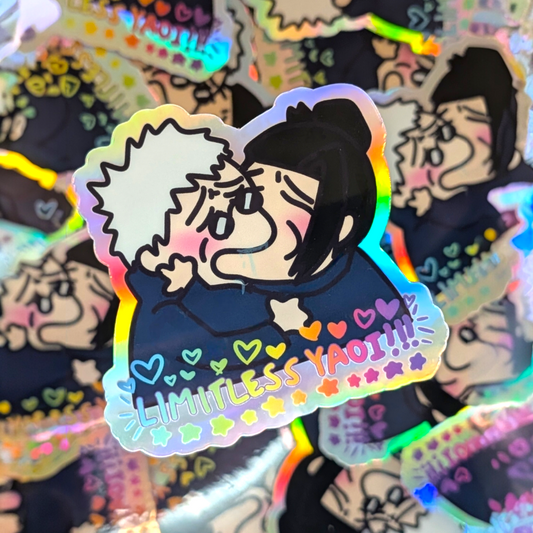 LIMITLESS YAOI holographic sticker