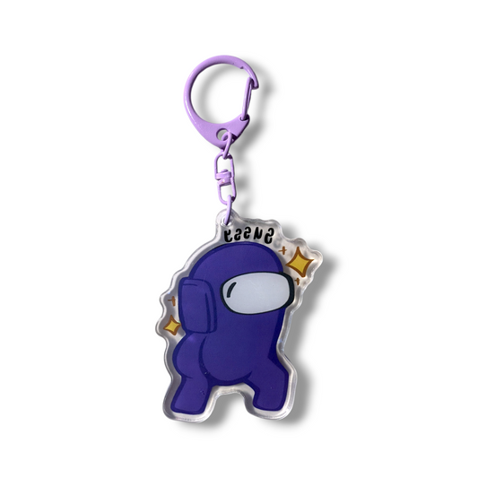 Cheeked Up Sussy Baka Charm Keychain