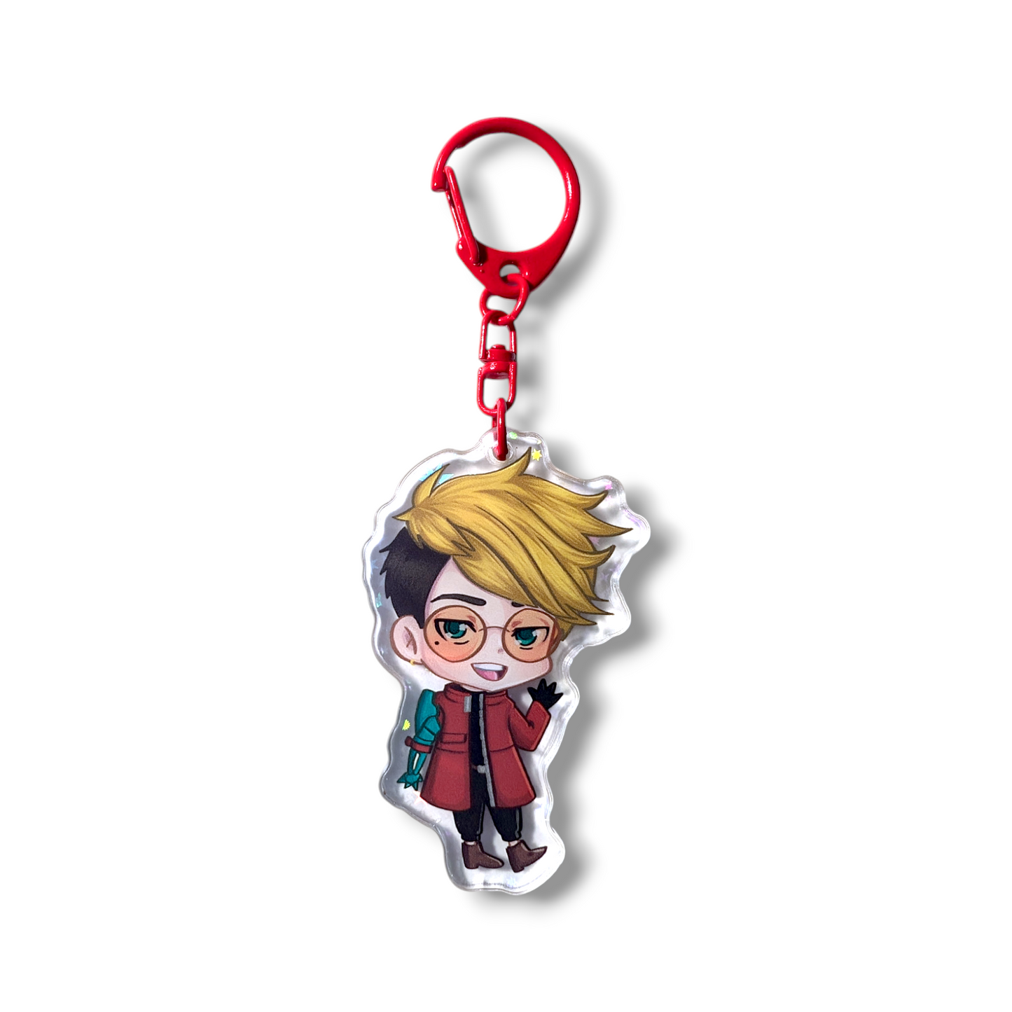 Plant Man Charm Keychain