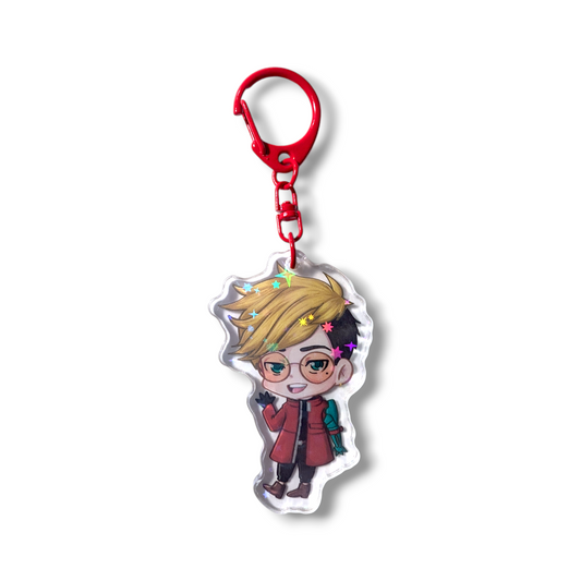 Plant Man Charm Keychain