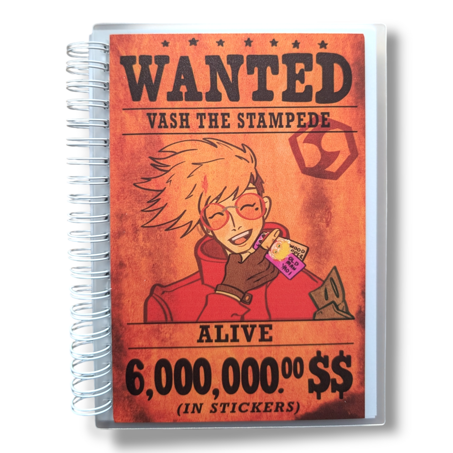 "WANTED: Space Cowboy" Reusable Sticker Album