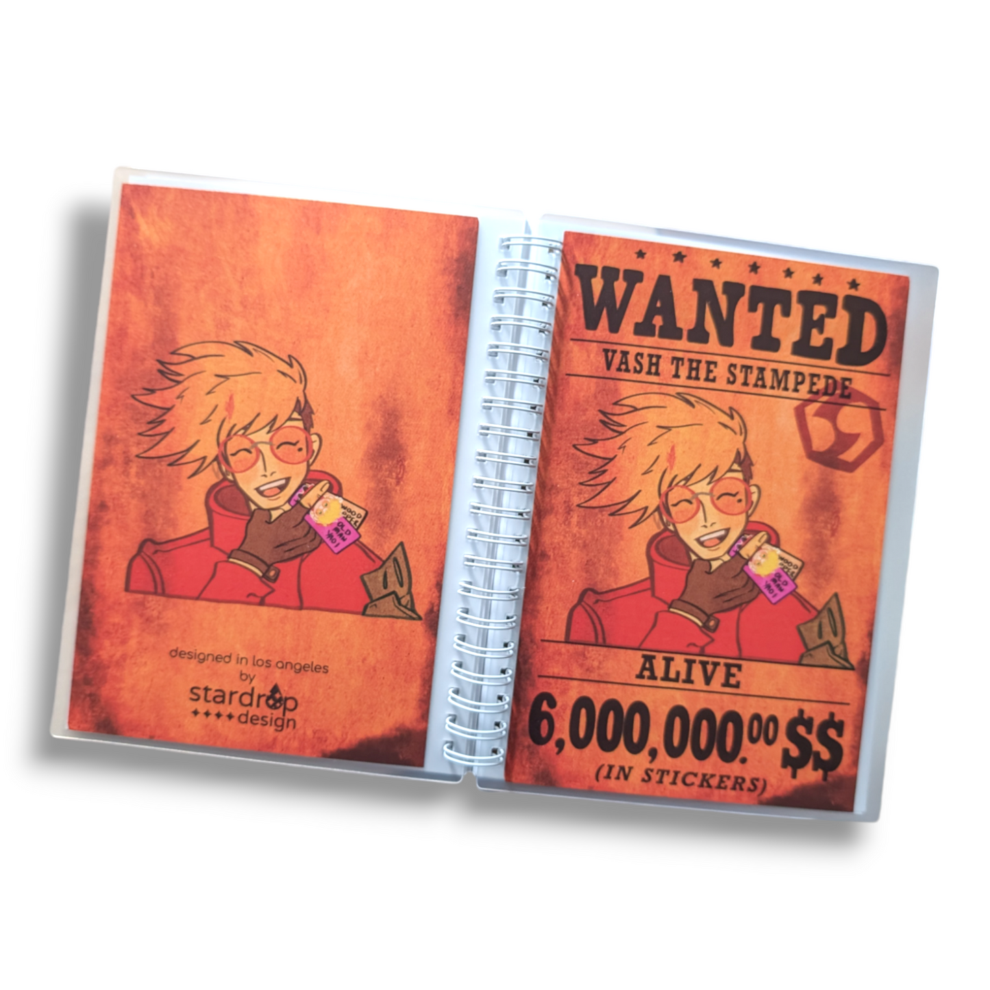 "WANTED: Space Cowboy" Reusable Sticker Album